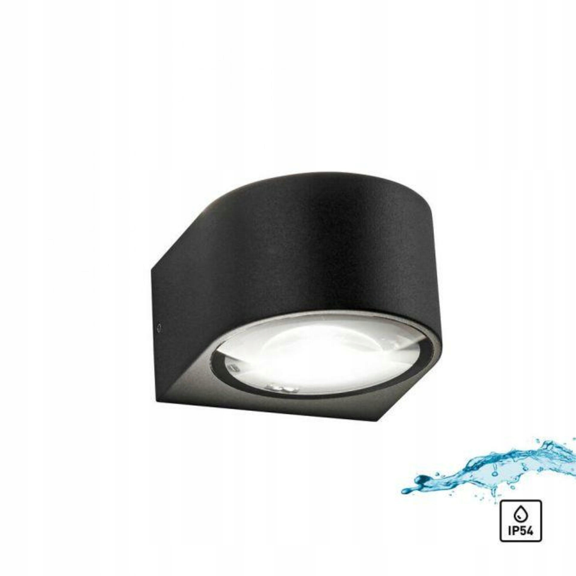 Led vonkajšie nástenné svietidlo Paul Neuhaus antracit IP54 teplá biela 11W 30