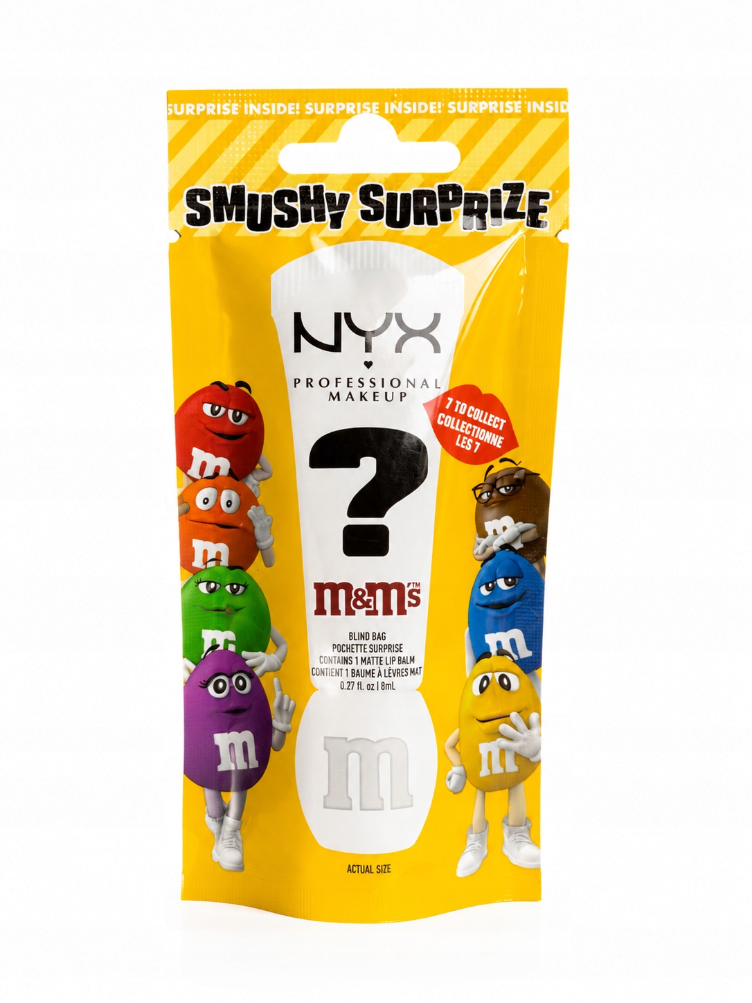 Nyx x M&m’s Smushy Surprize Blind Box Matowy Balsam do Ust Niespodzianka