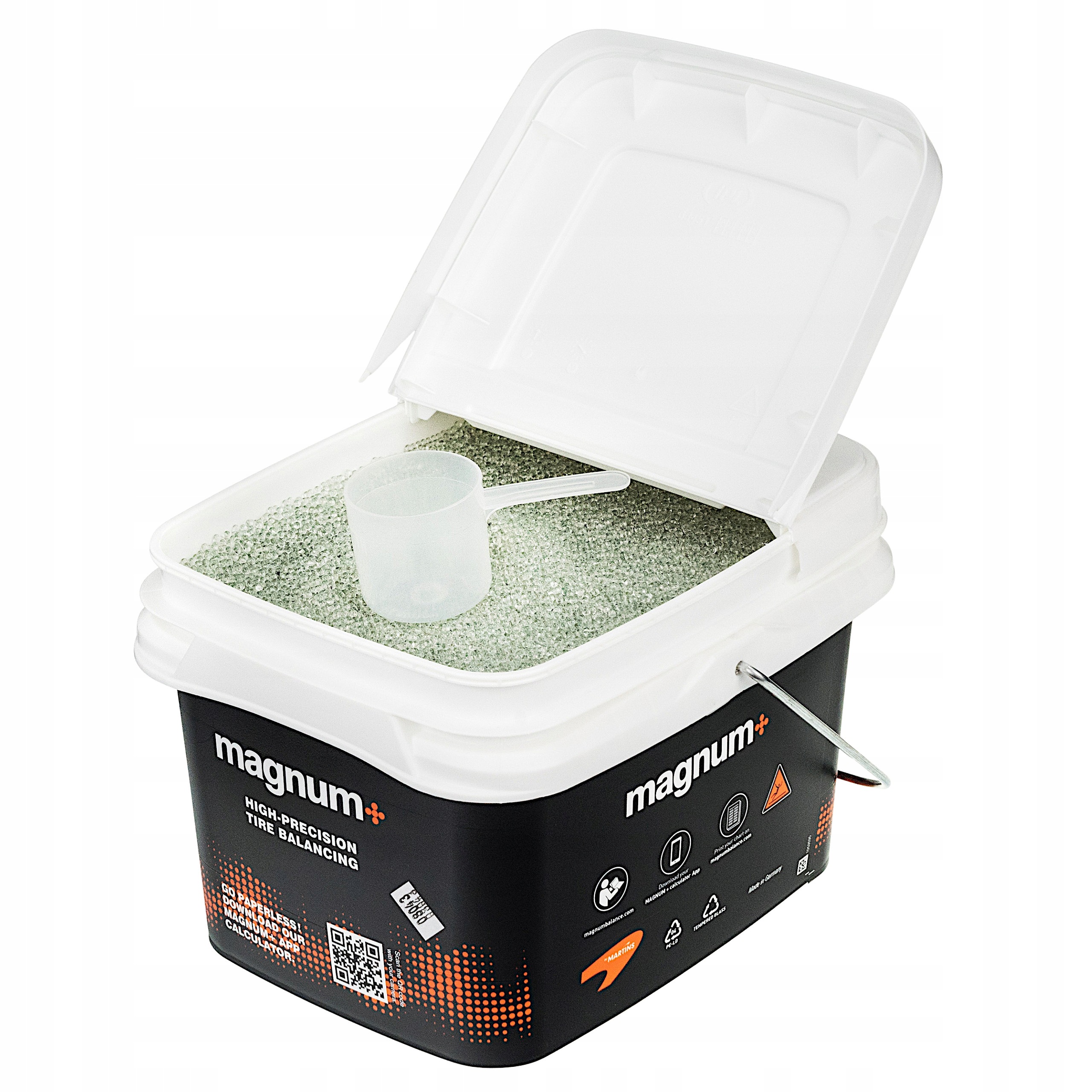 Granulátový Prášok Magnum 8 Kg Na Dynamické Vyvažovanie Kolies Nákladných Pneumatík