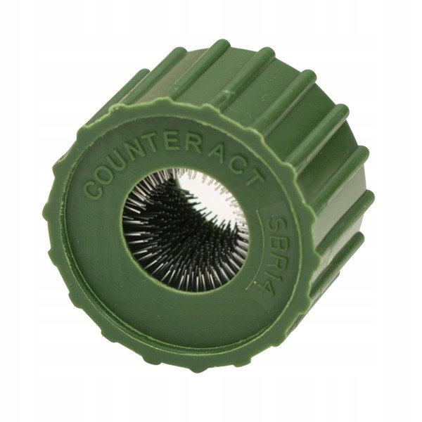 Szczotka druciana gęsta 14 mm czyszczenie gwintów śrub szpilek pneumatyka