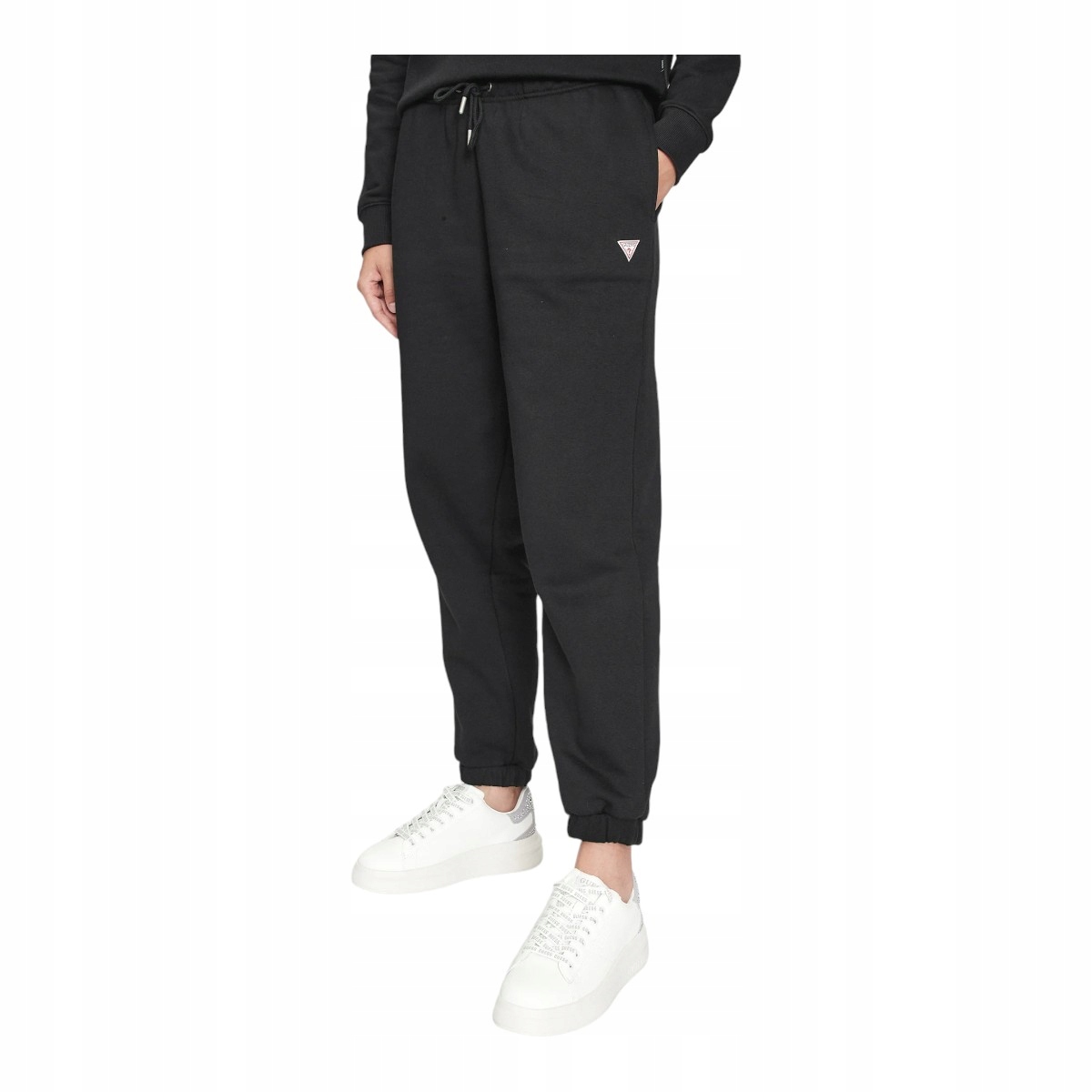 Guess Dámské Tepláky Gj Triangle Label Jo Černé vel.