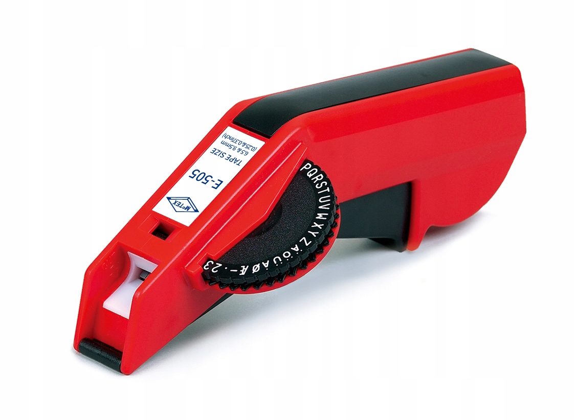 

Wytłaczarka Etykieciarka Motex E505 Red 6 i 9mm