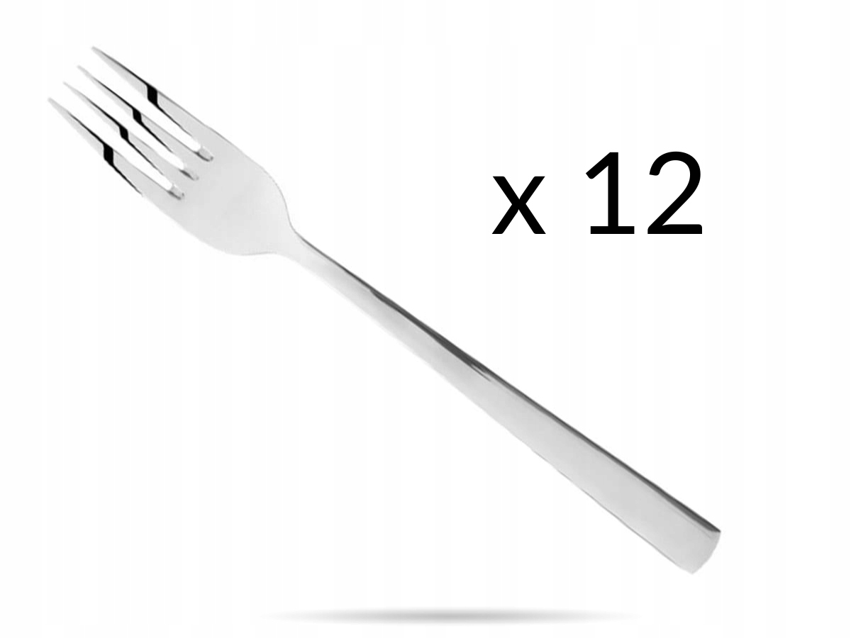 Widelec stołowy gastronomiczny 12 szt stal 18/10 20 cm Prato Ambition