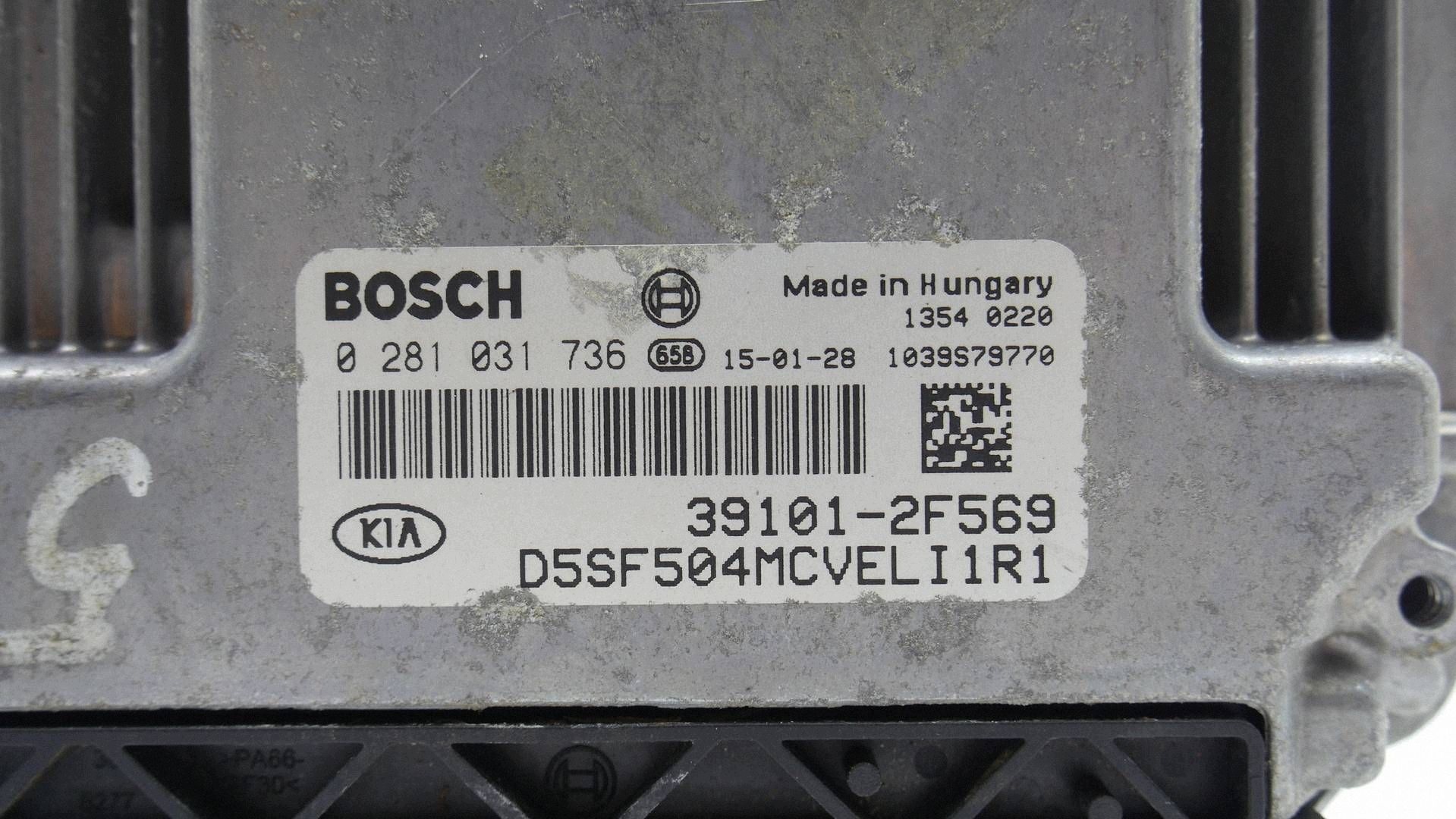 computer control unit of the engine ECU KIA SPORTAGE III 2.0 CRDI 39101-2F569