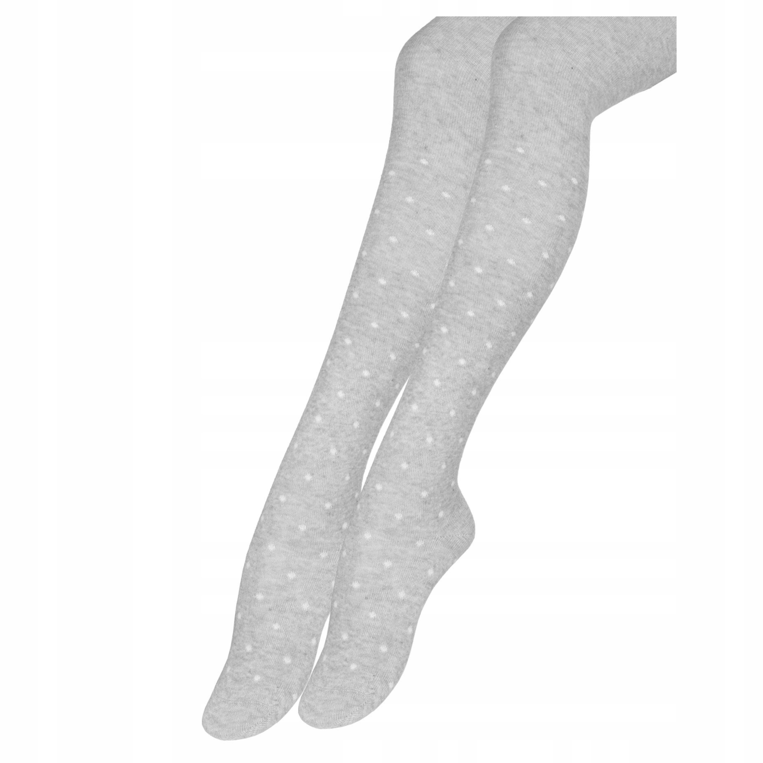 Rajstopy Bawełniane Rajstopki Grube Ciepłe Dziewczęce 128/134 MORAJ