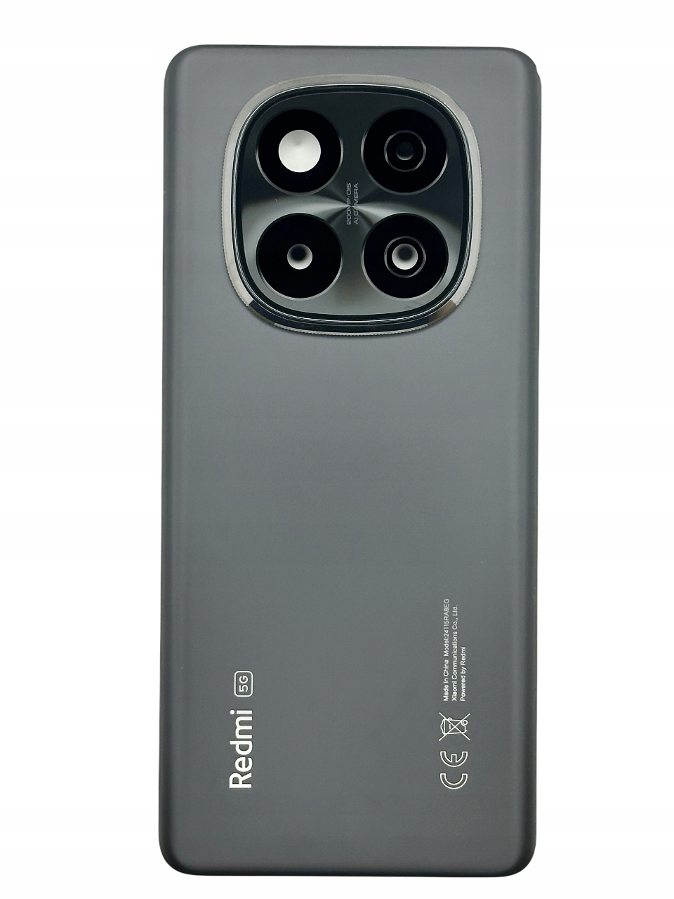 Tylna klapka Xiaomi Redmi Note 14 Pro Plus 5G Czarny z osłoną obiektywu
