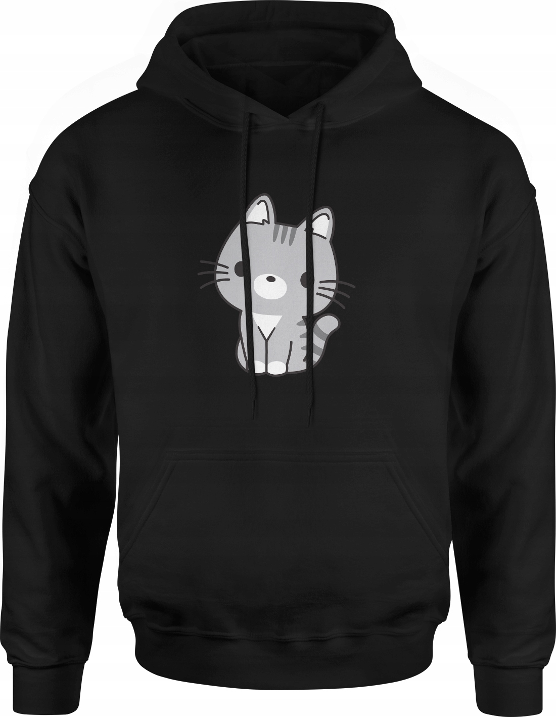 

Bluza Kot Z Kotem Kawaii Kotek Męska Rozmiar M