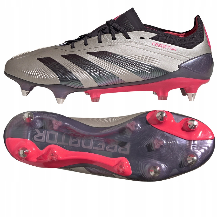 Adidas Predator Elite Sg (41 1/3) Boty Šrouby Unisex Stříbrná