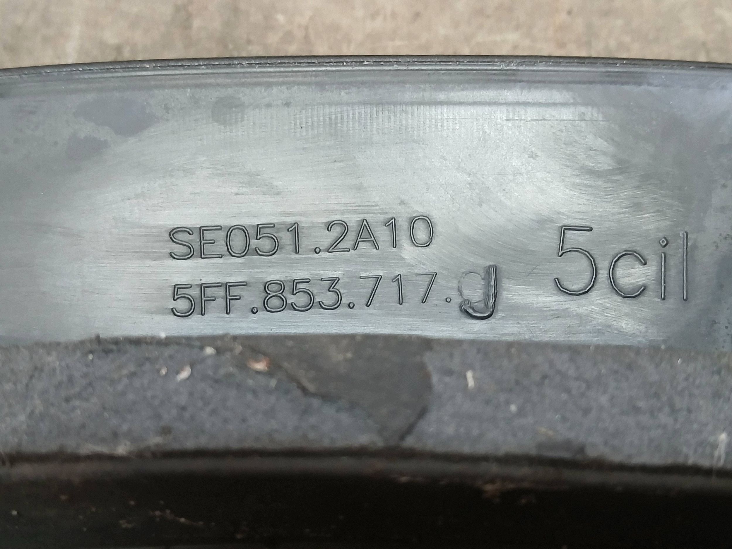 fender moulding cap left and right front CUPRA FORMENTOR 5FF853718J 5FF8