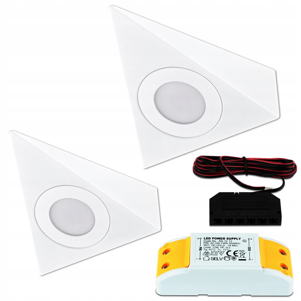 

2 Pkt Kompletny Zestaw Lamp Led Nad Blat Kuchenny