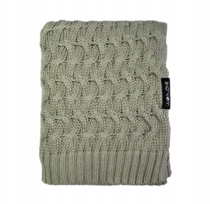 Koc szarlotka 80x100 Khaki Lullalove