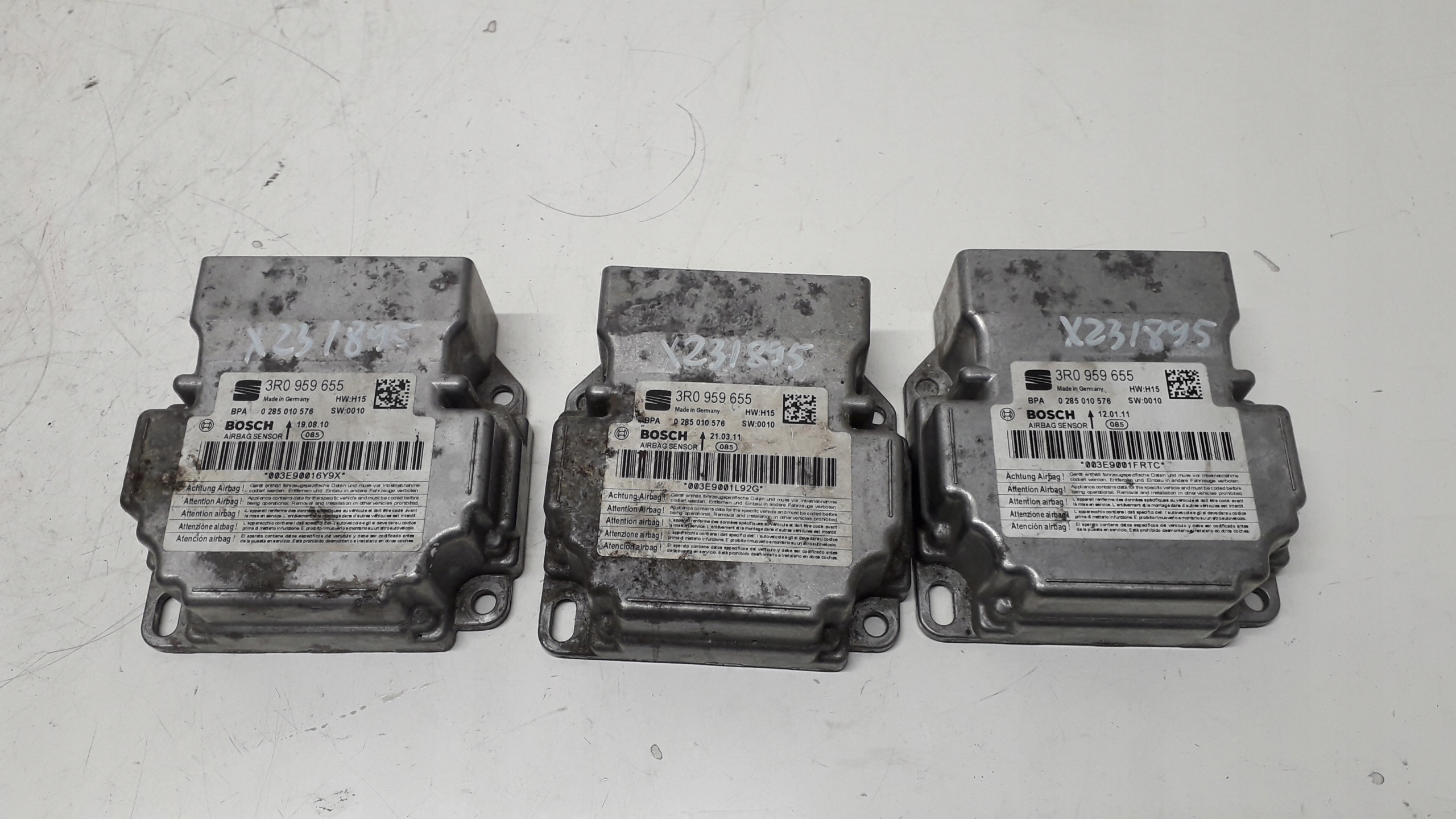 SEAT EXEO 08- MODUŁ SENSOR PODUSZEK 3R0959655