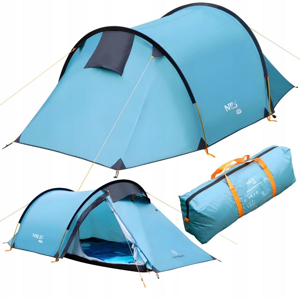 Nils Namiot Turystyczny Campingowy 2 osobowy Wodoodporny Pokrowiec