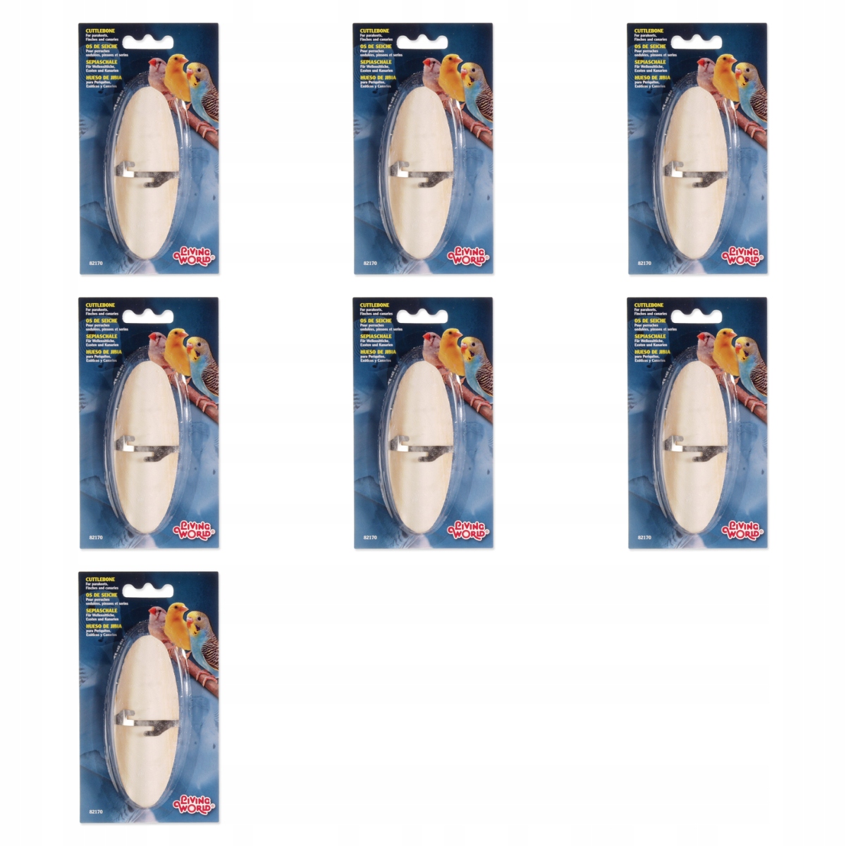 Levně Kost Living World sépiová s držákem balení 7 ks