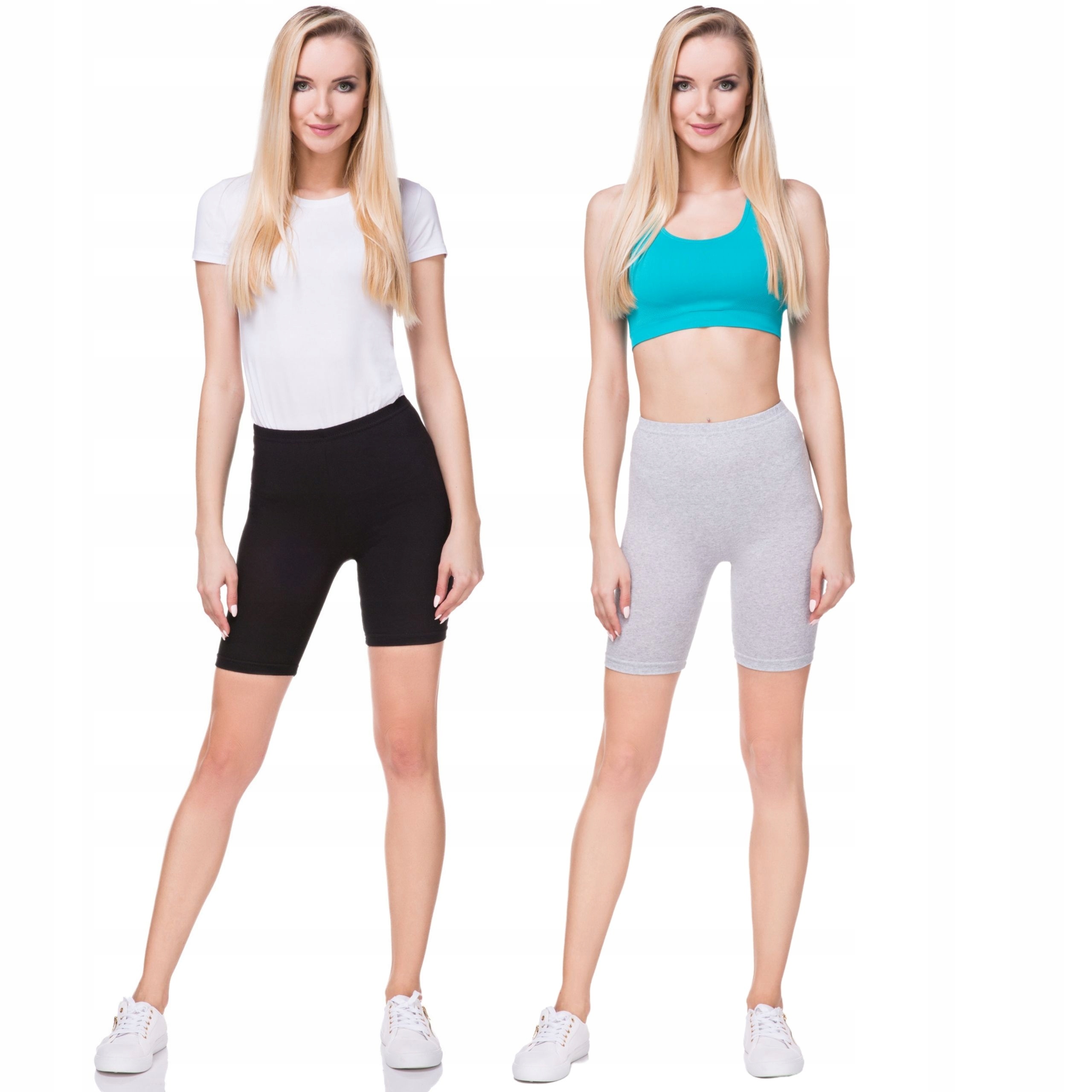 

Dwupak Damskich Kolarek Bawełniane Legginsy 2XL