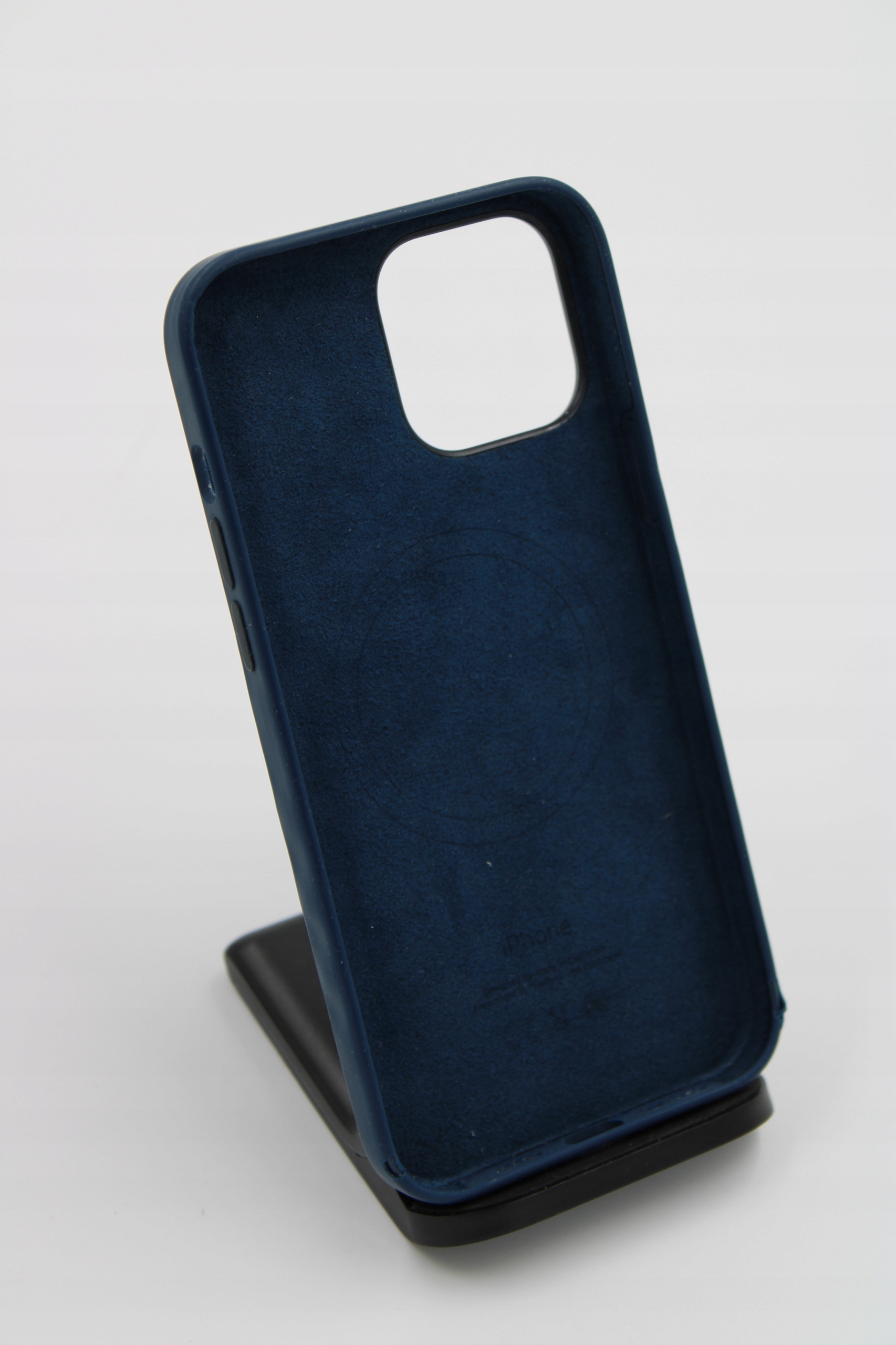 OPIS!!! Apple Silikonowe etui z MagSafe do iPhone'a 13 Pro Max błękitna toń Kolor niebieski