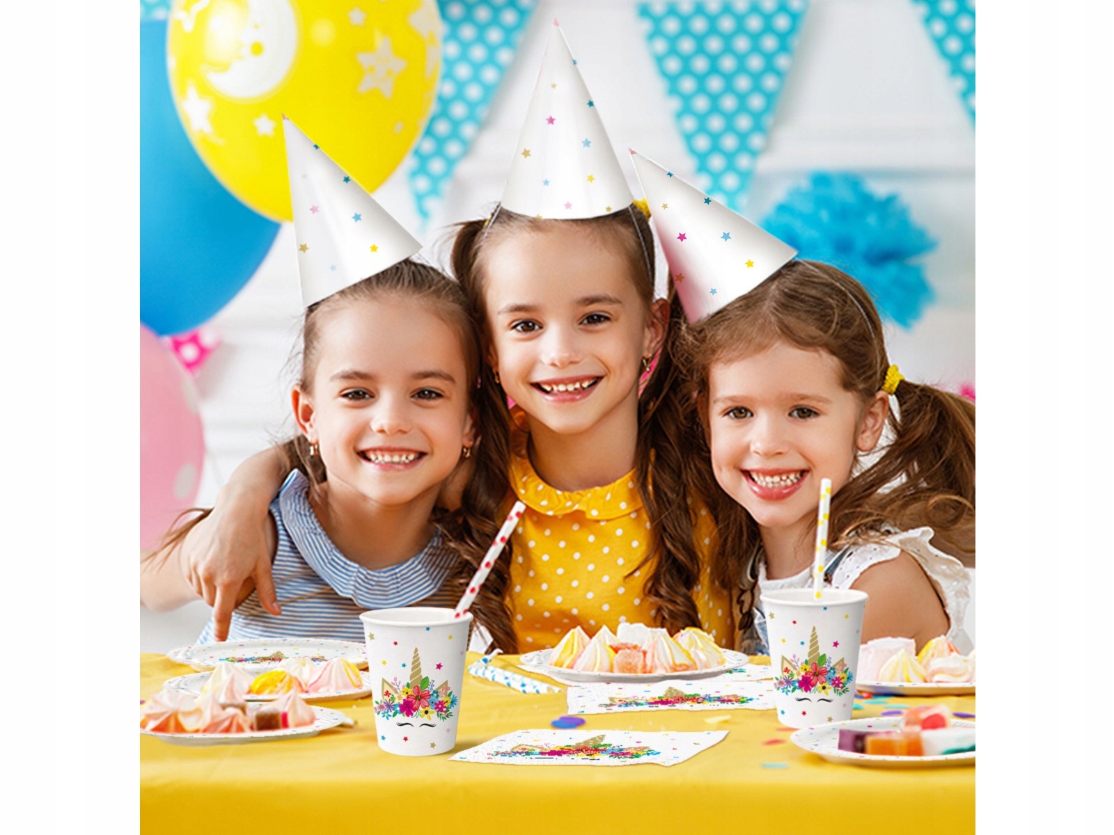 Kubeczki urodzinowe Jednorożec 250 ml 8 szt. Pojemność 250 ml