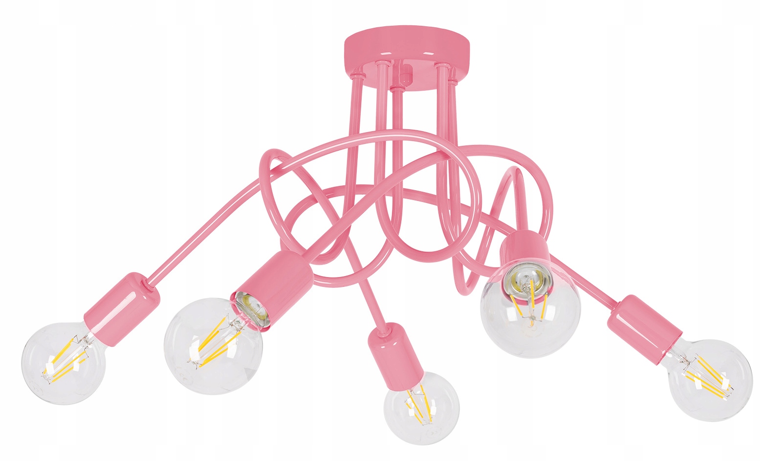 Stropní svítidlo s lustrem Pasti 5 Led Žárovky 6W