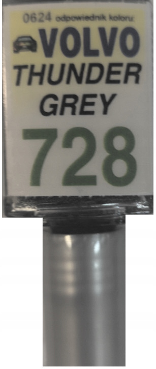 Volvo 728 Thunder Grey Lakier Samochodowy Zaprawka Do Rys 10 ML Arasystem