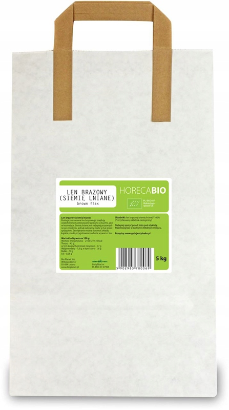 Levně Len Hnědý (lněné Semínko) Bio 5 kg Horeca