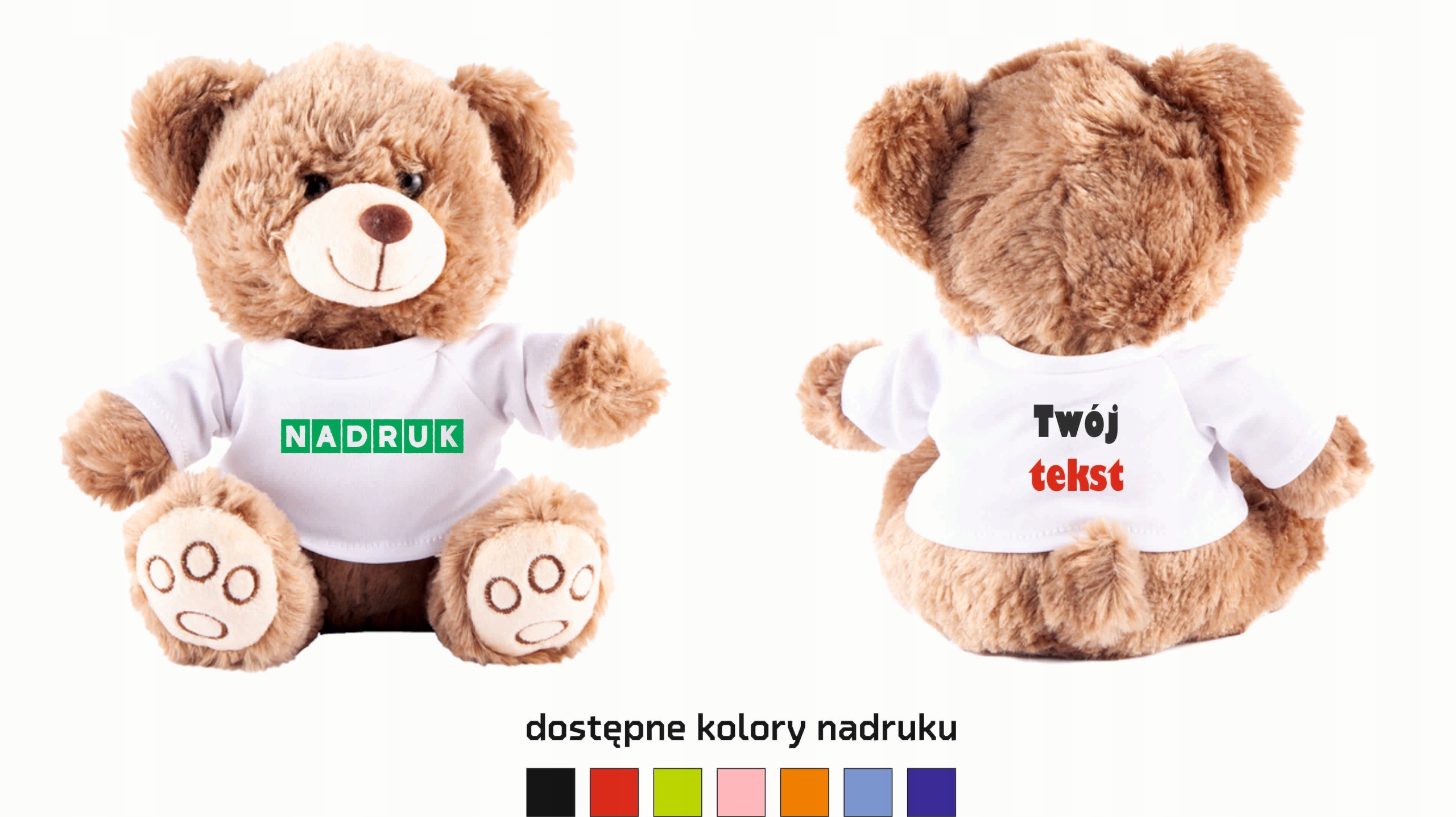 miś z nadrukiem, maskotka Grizzly,19cm EAN (GTIN) 5905289209234