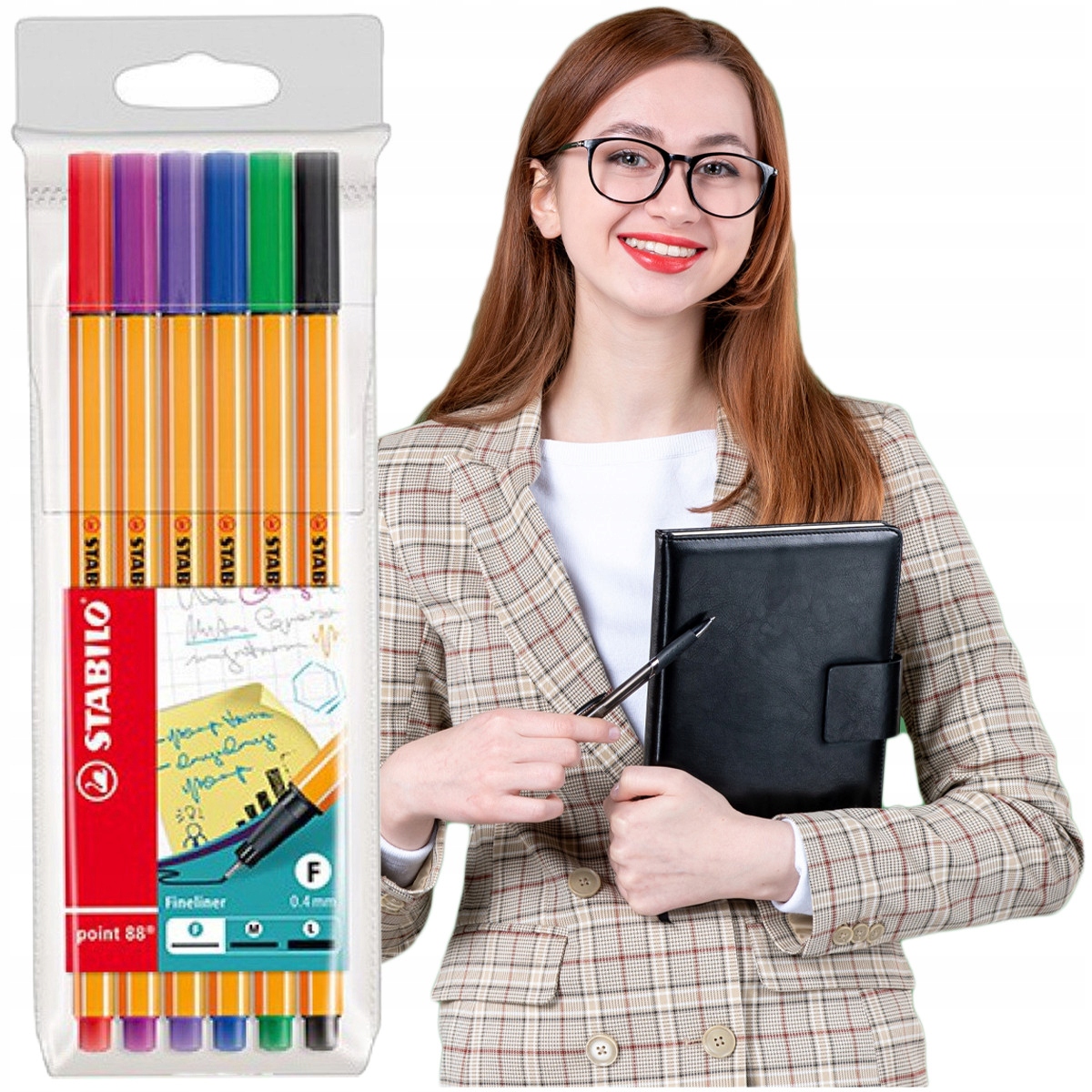 

Stabilo Cienkopisy Zestaw Pisaków Cienka Końcowka