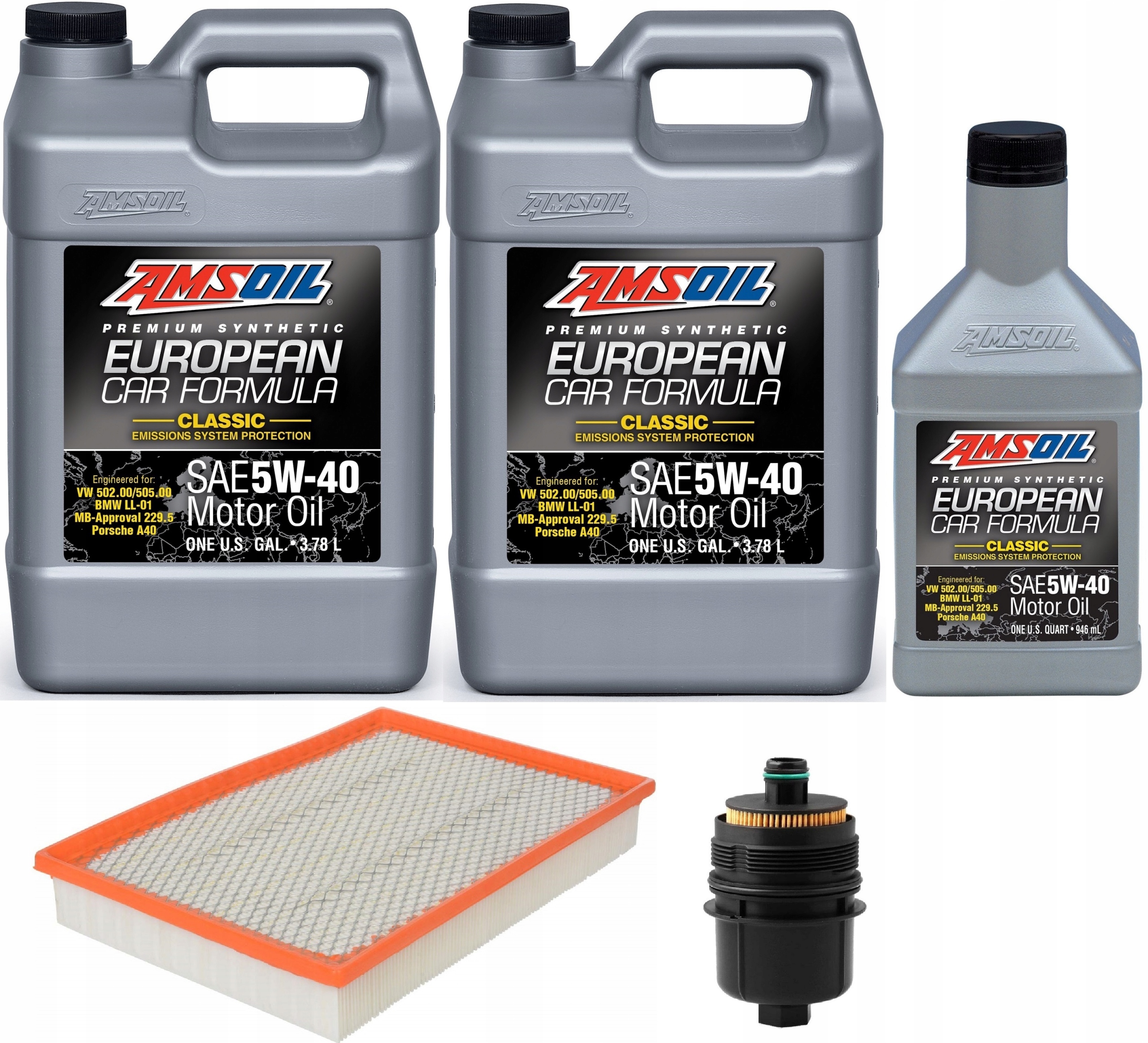 AMSOIL 5W40 8,5L + FILTRY RAM 1500 3,0 DIESEL 2020