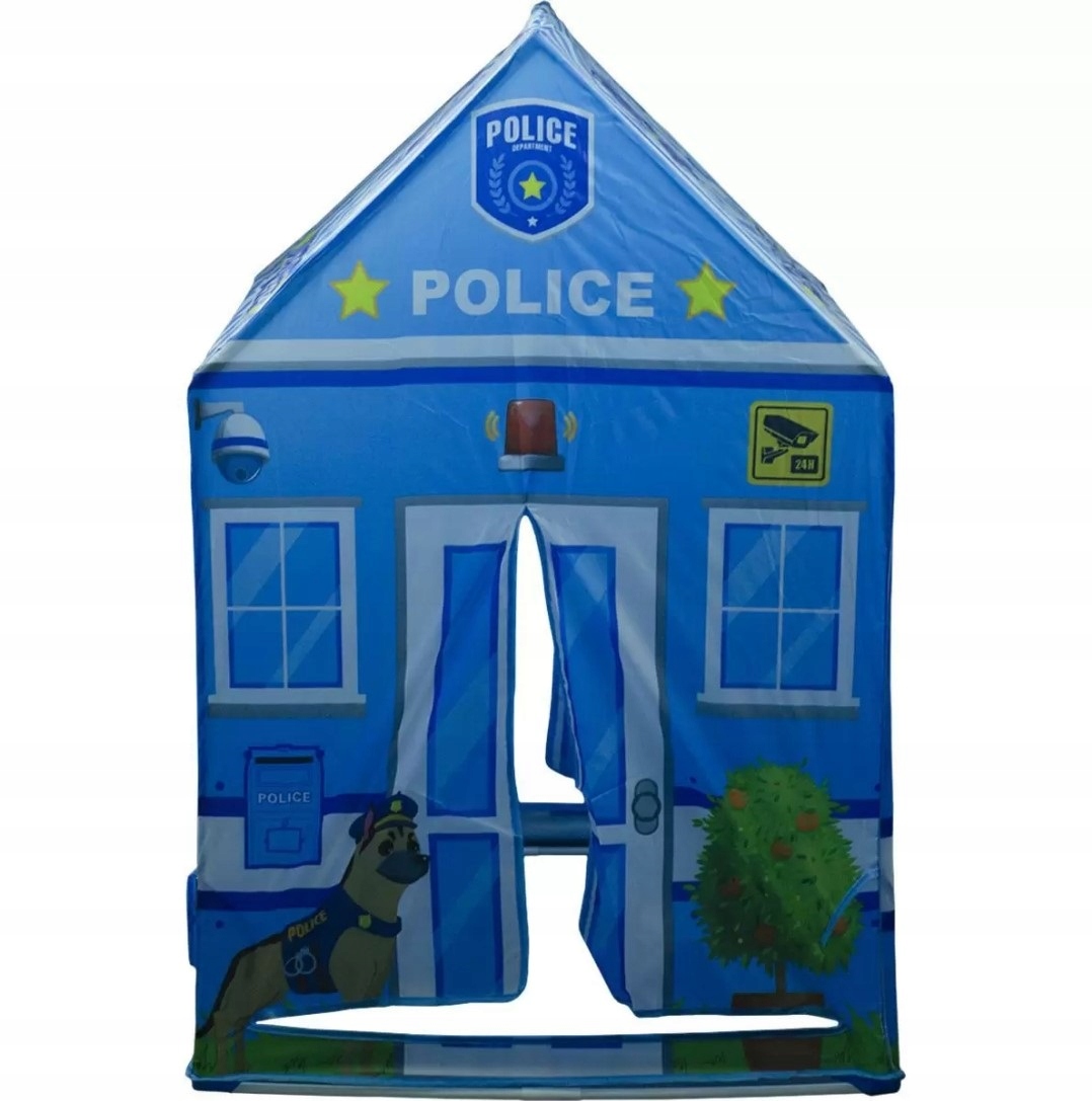 Namiot domek policja dla dzieci dwa wejścia 5010P Wysokość 103 cm