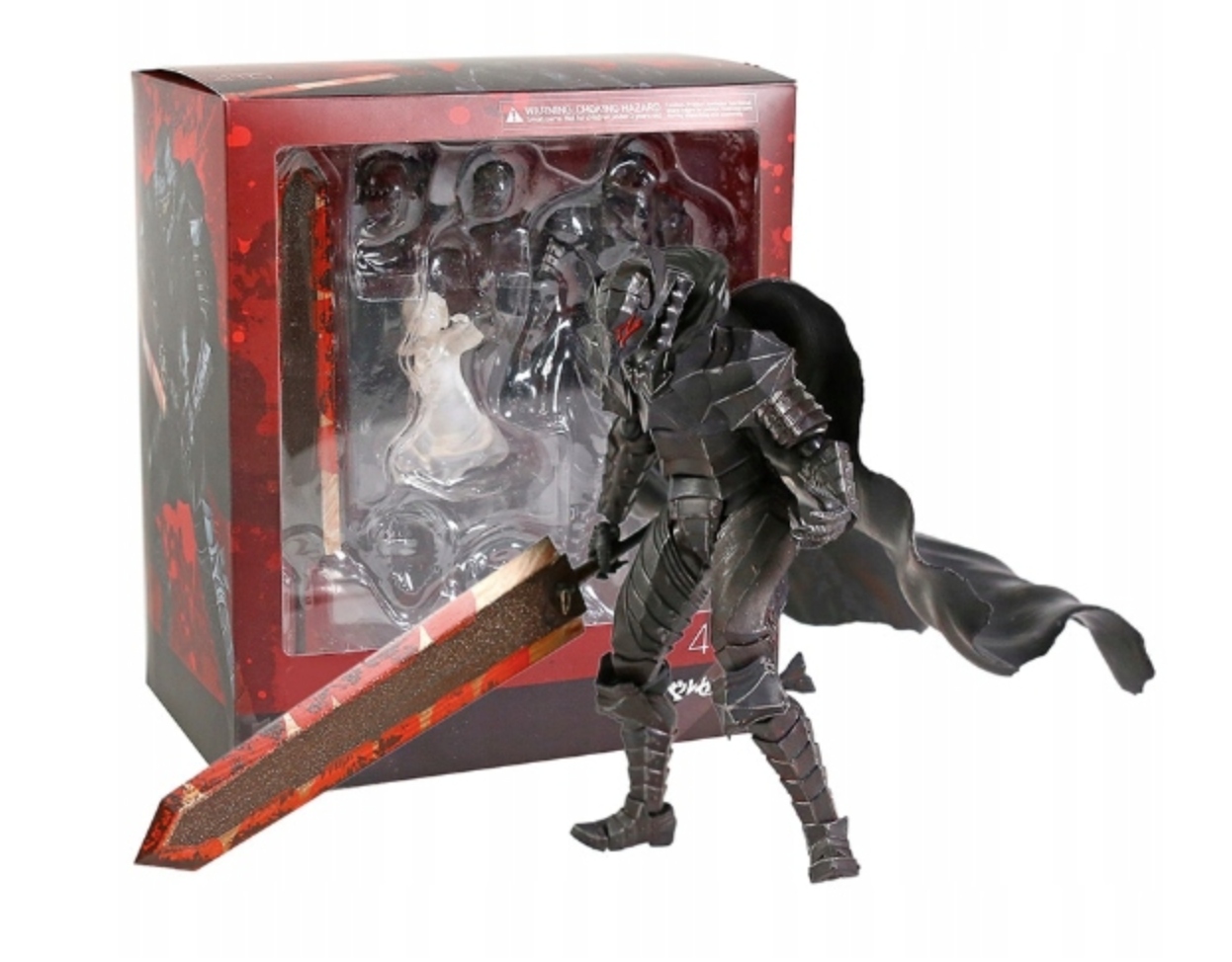 Pohyblivá figurka Guts Black Swordsman Berserk Armor 17 cm