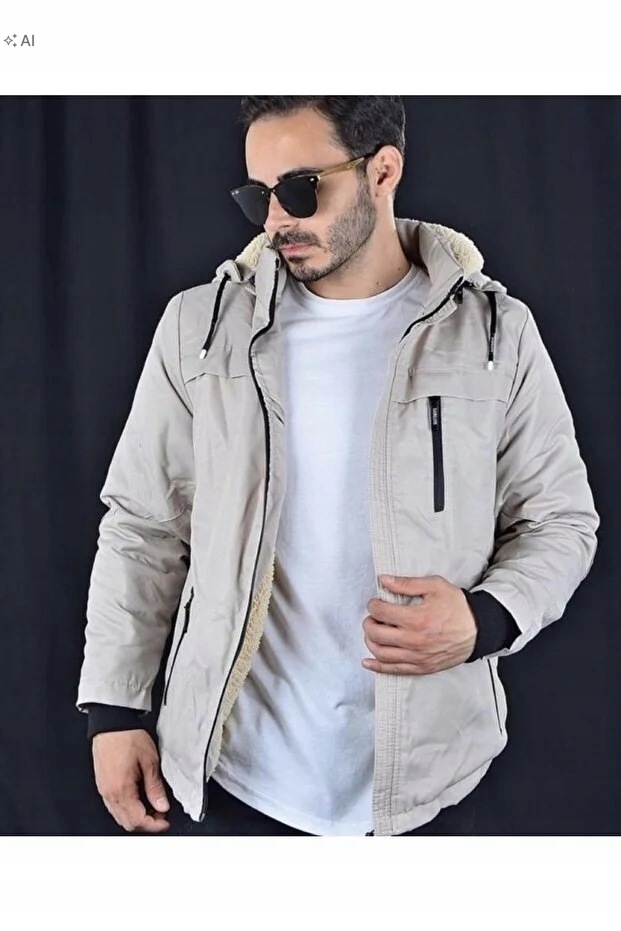 Pánská Prošívaná Bunda S Kapucí V Ležérním Stylu M 5IA