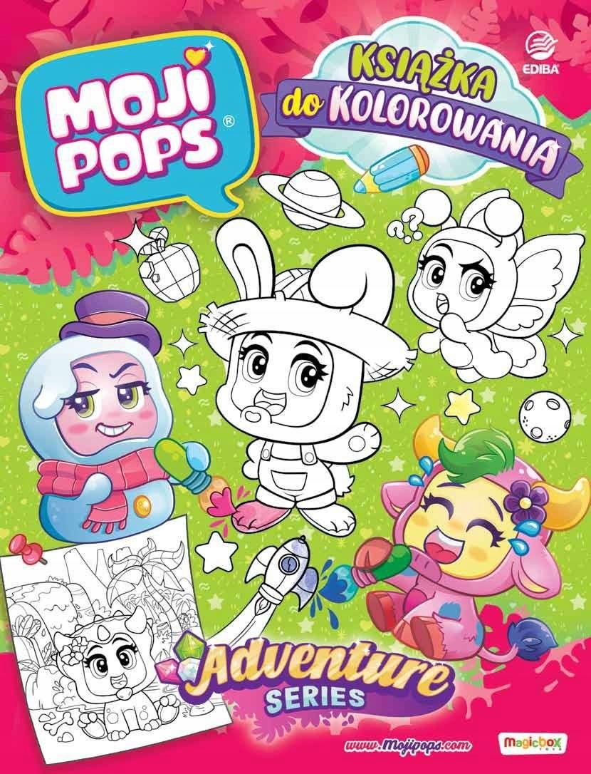 MOJI POPS. KSIĄŻKA DO KOLOROWANIA. SERIA...