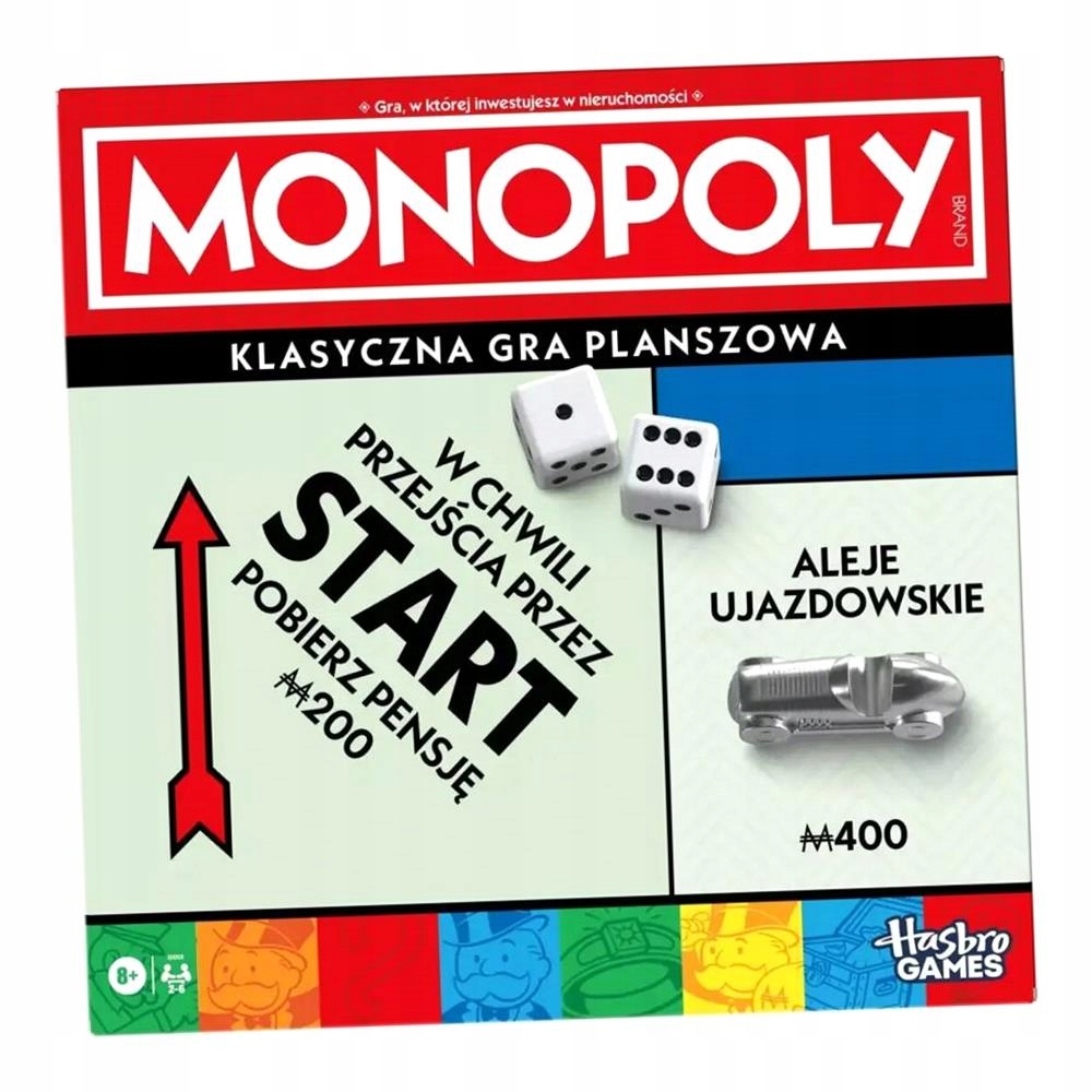 Hasbro Game Monopoly Classic Refresh, Gra