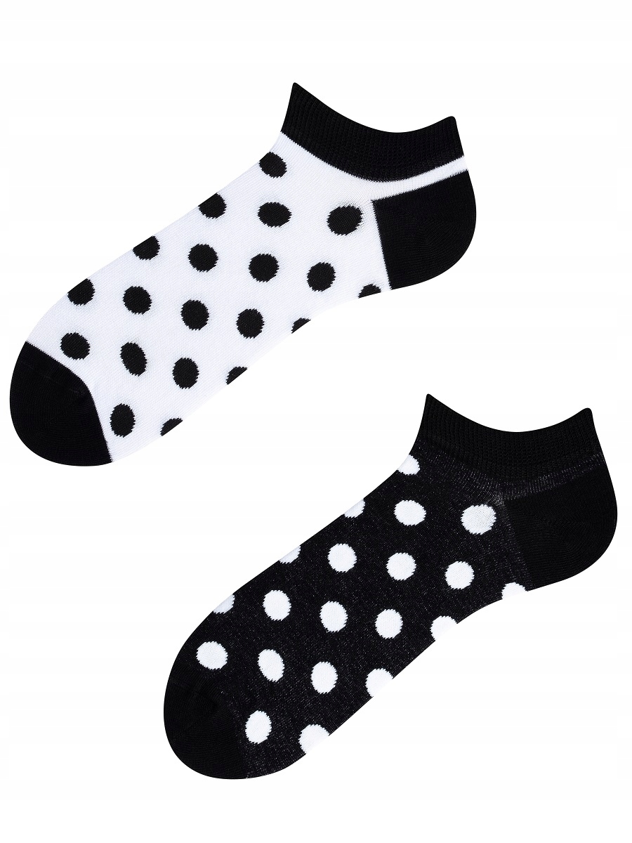

Stopki kolorowe Todo Grochy black&white 35-38