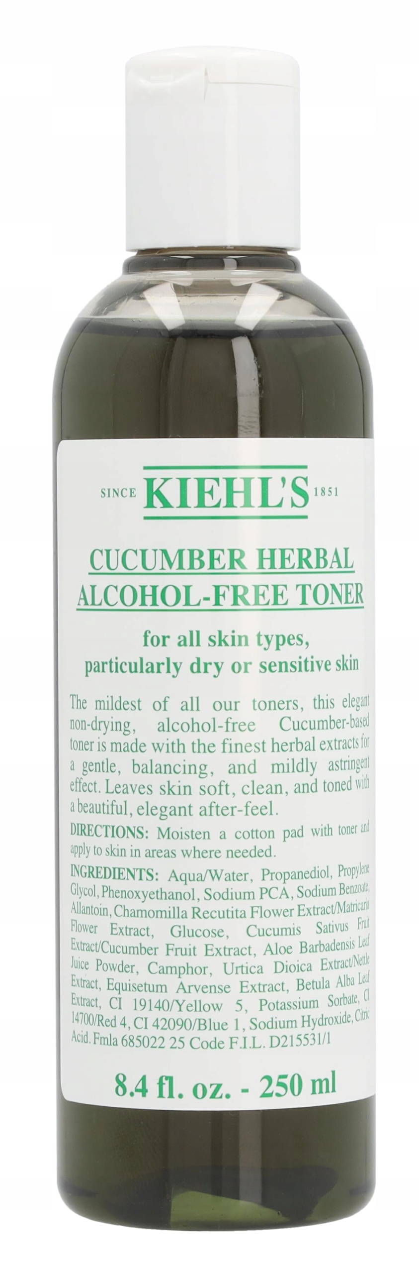 Kiehl's Cucumber Herbal Alcohol Free Toner 250 ml