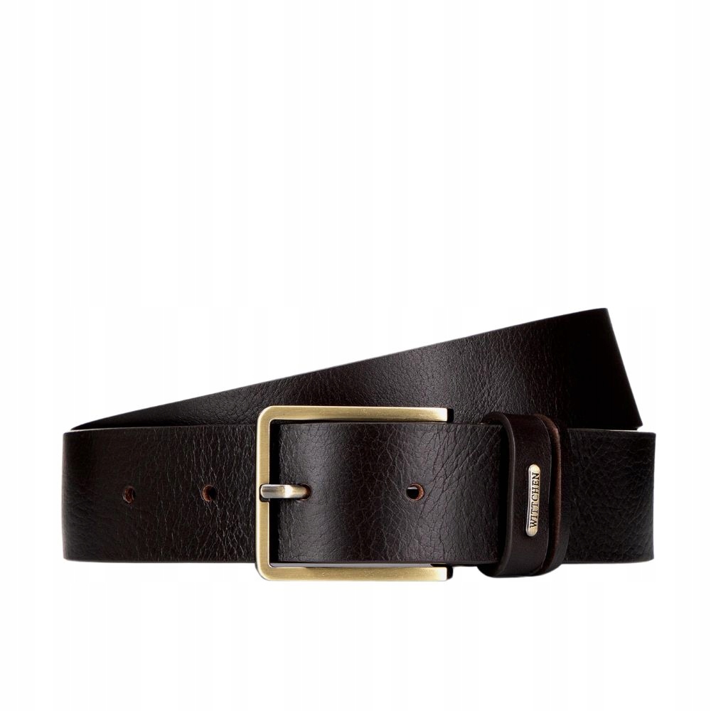 Hnědý kožený pásek pro muže Wittchen 100-8M-919-4 120 cm