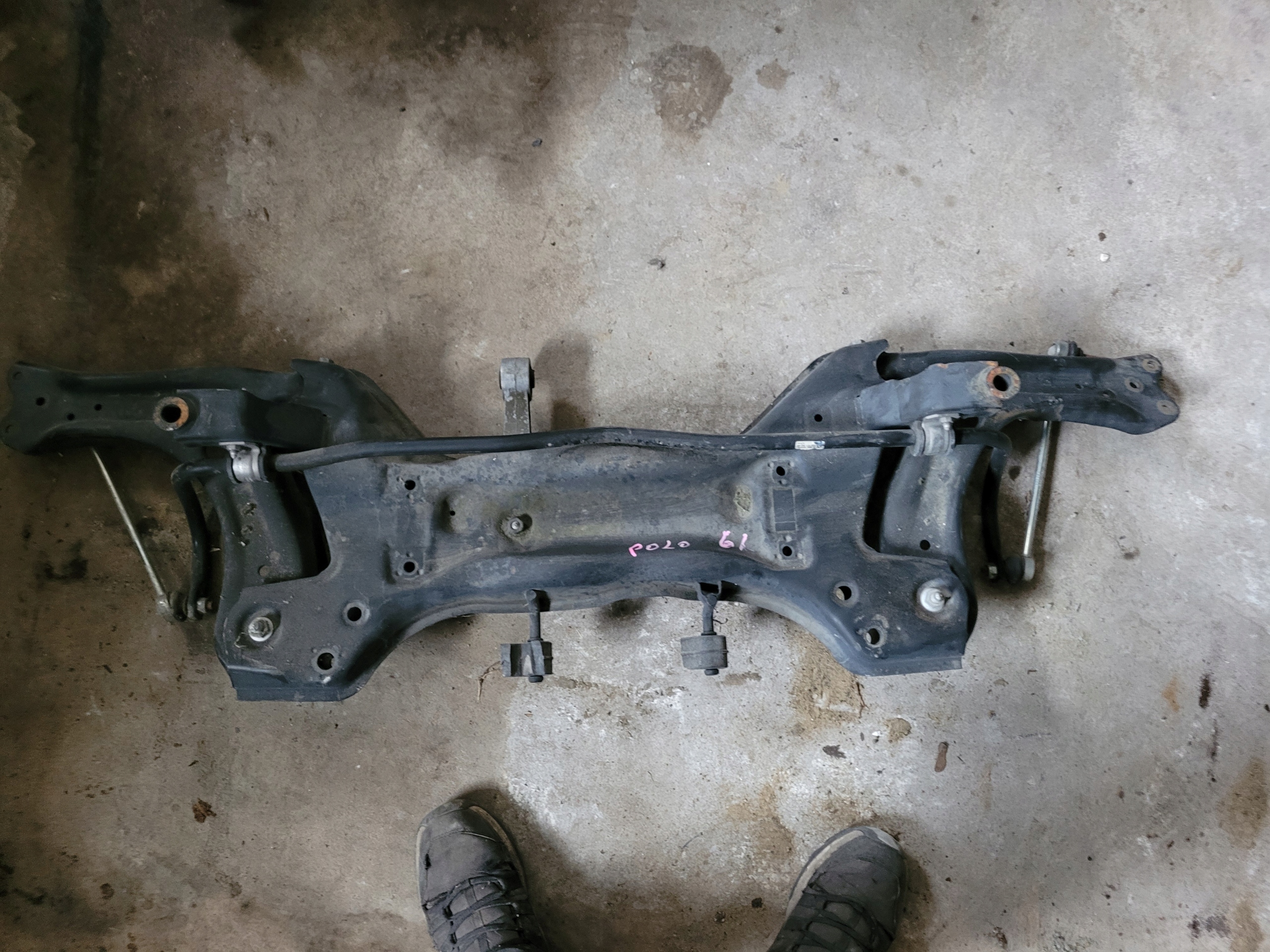subframe axle beam TRAWERS VW POLO 6R without WAHACZY