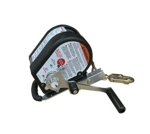 Winch Davit/side Entry Steel 18 m ruční záchranářský naviják, ocelové lano