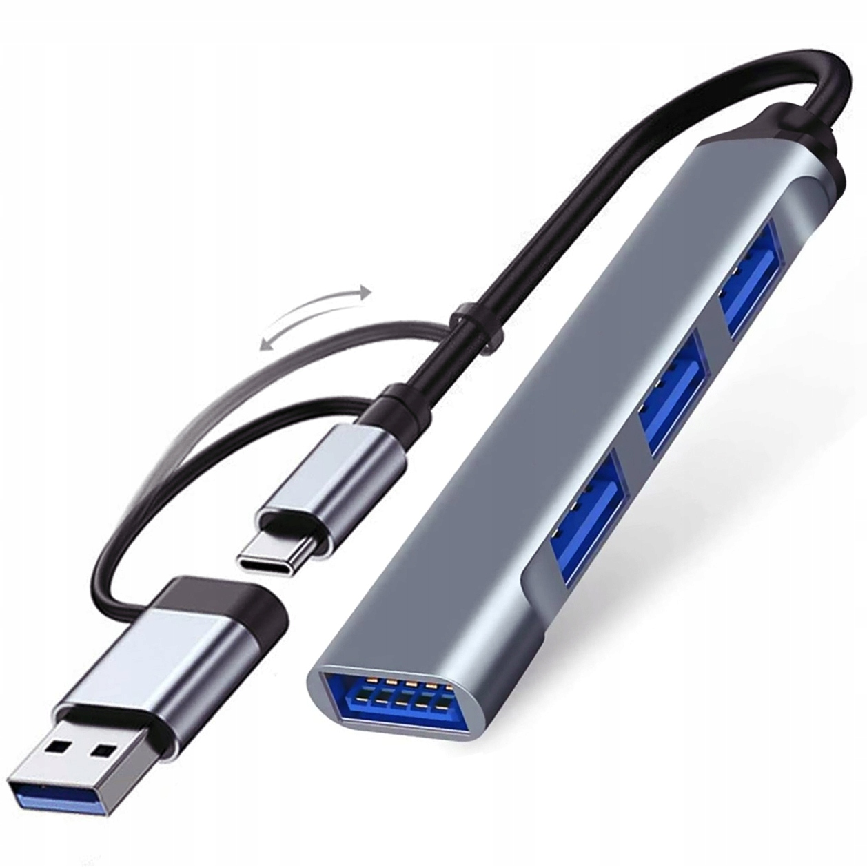 USB typ C 4x HUB do MacBook air pro Thunderbolt 3