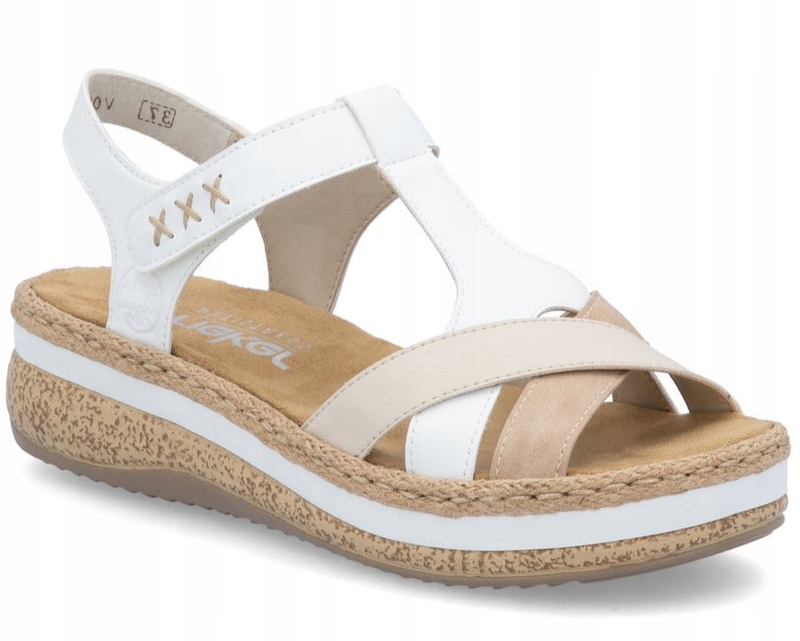 Rieker dámské sandály V0919-80 platforma velikost 39