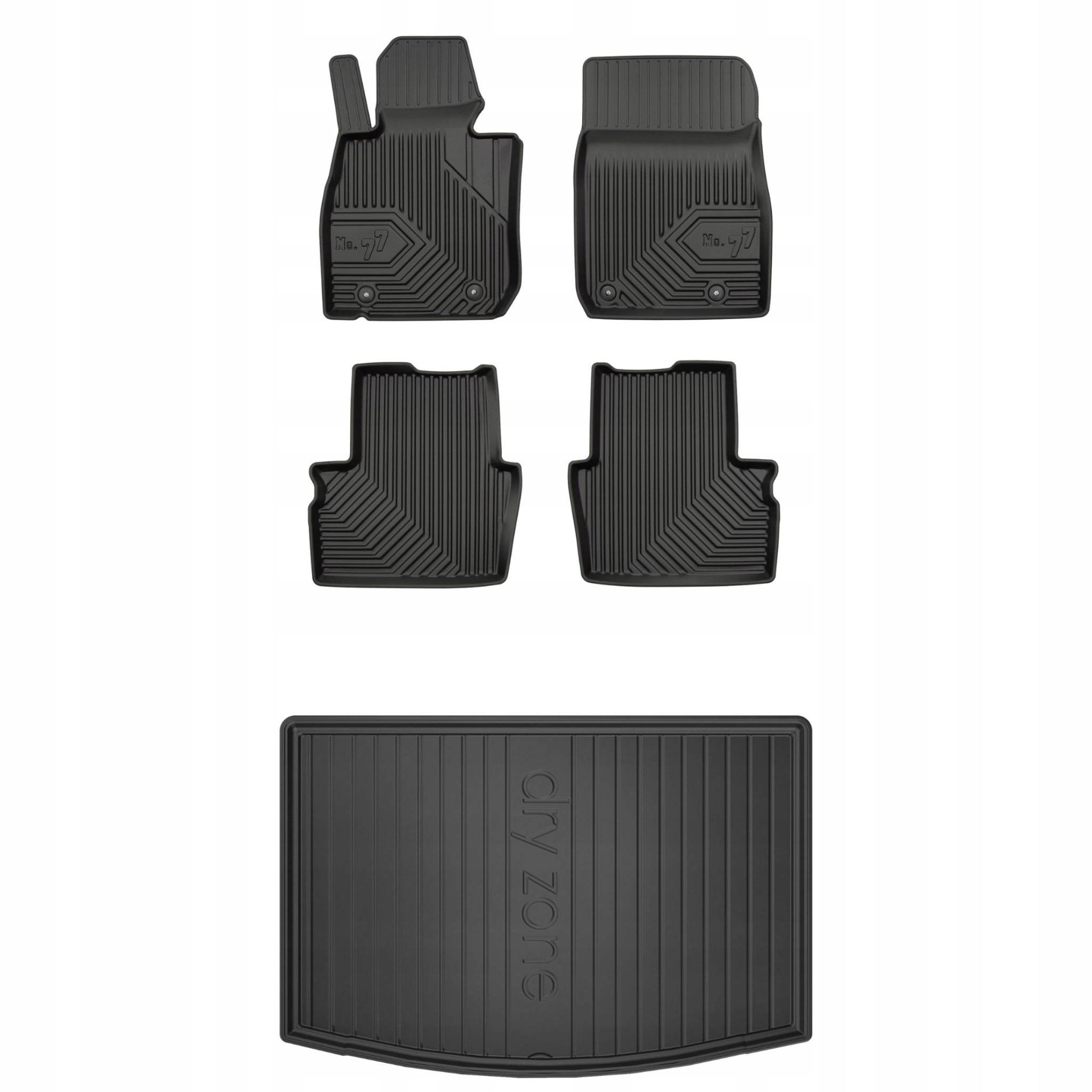 Sada gumových kobercov a rohoží pre Mazda CX-3 14-21