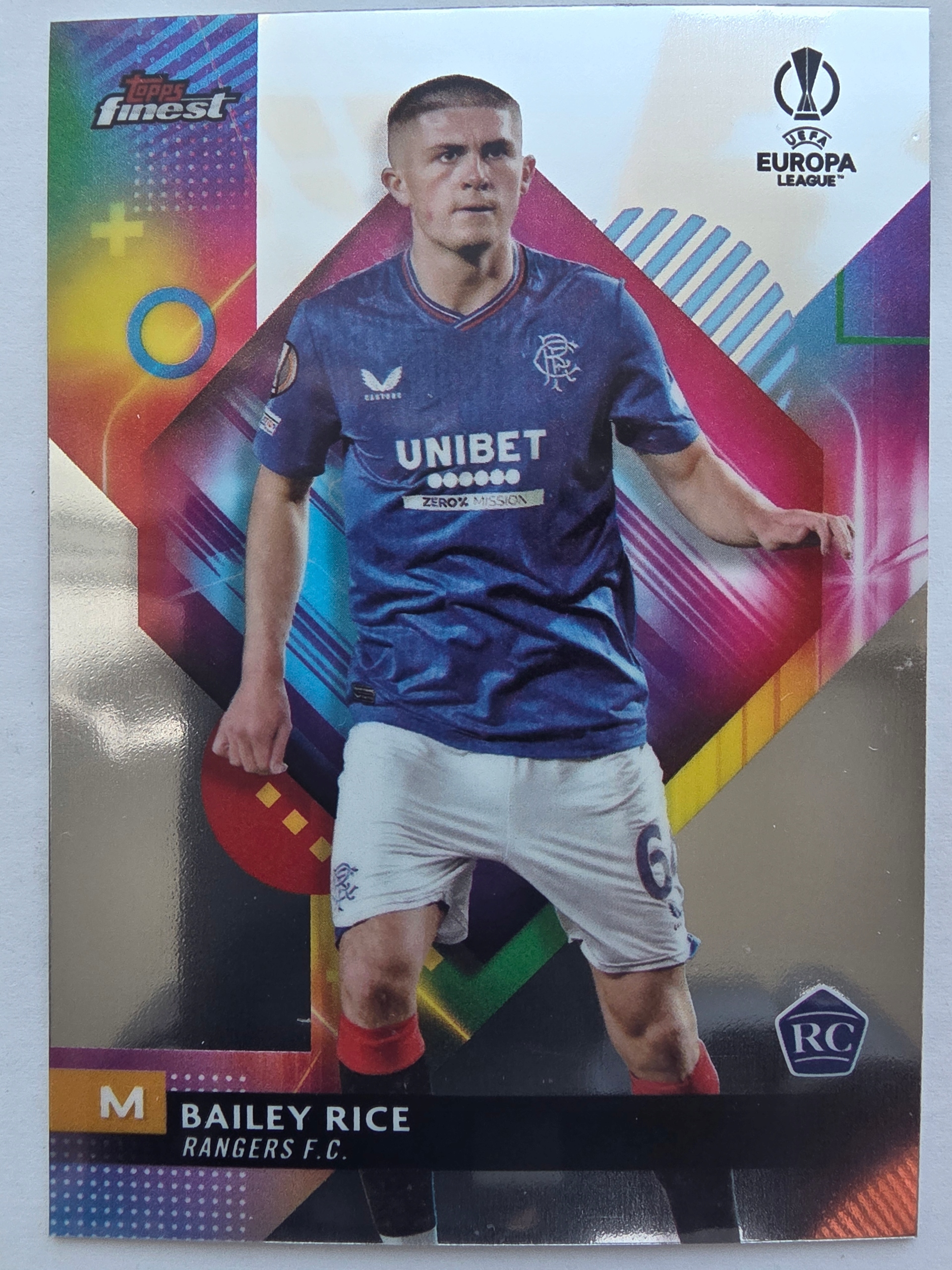 2023-24 Topps Finest Bailey Rice Rangers /f