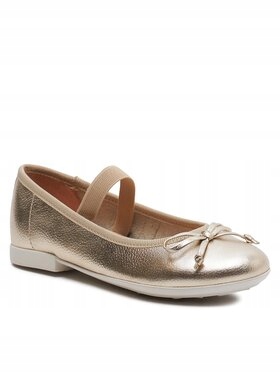 Geox Zlaté dívčí baleríny Geox Plie
