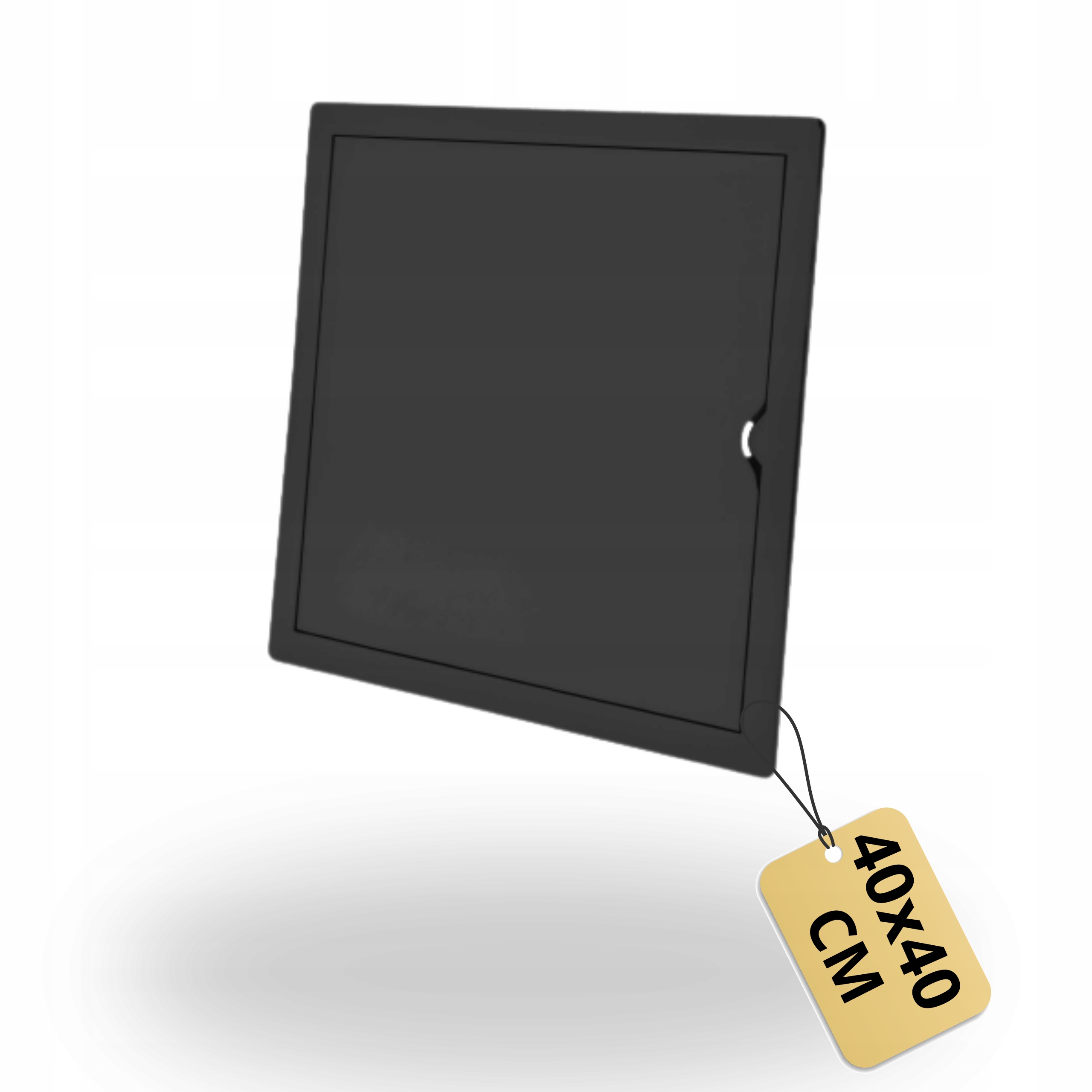 Revizní Dvířka Plastová Z Abs Grafitu 40x40