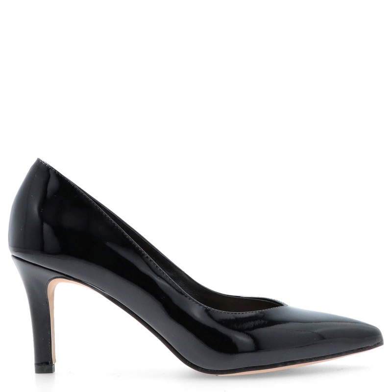 Elegantní lodičky z lakované kůže Kotyl 3701 Černé 36