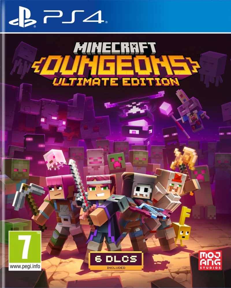 Minecraft Dungeons Ultimate Edition / NOWA / PL / PS4 Wydawca Mojang Studios