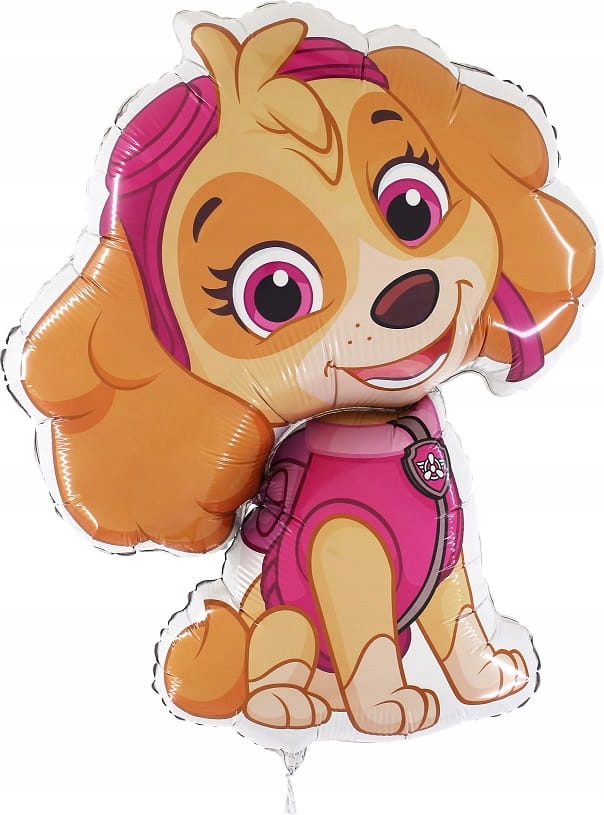 BALON FOLIOWY PIES RÓŻOWY PSI PATROL SKYE HEL 82CM