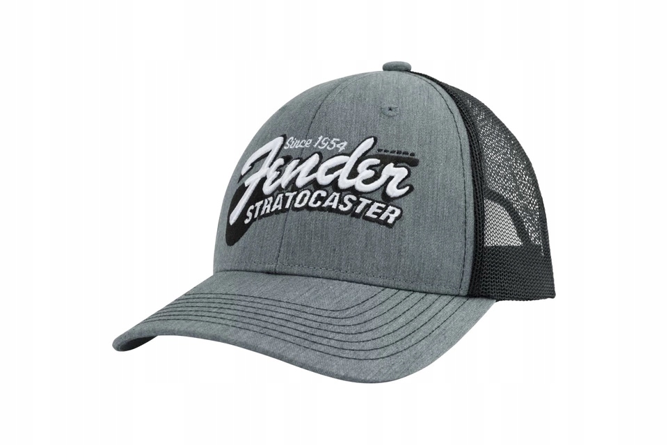 Fender Stratocaster Guitar Hat, Heather Gray- Czapka