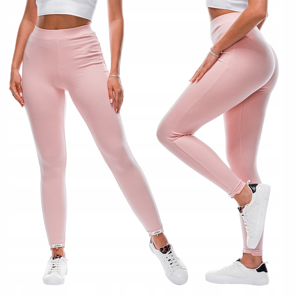 

Spodnie damskie legginsy 112PLR różowe M