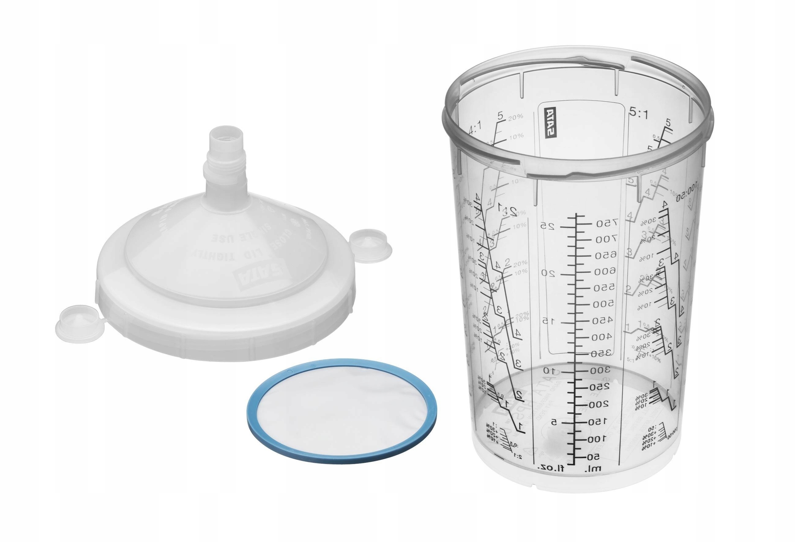 

Sata Kubki jednorazowe Rps z sitkiem 125µm 900ml