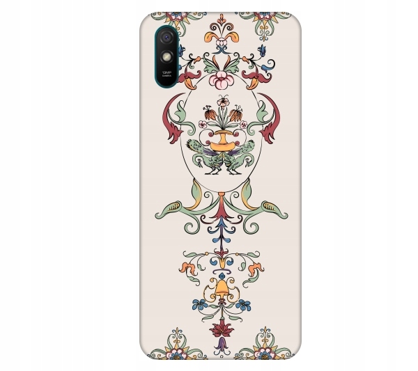 

Etui na telefon Xiaomi Redmi 9A Vintage wzór kwiat